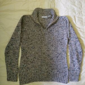 Liz Claiborne calico sweater
